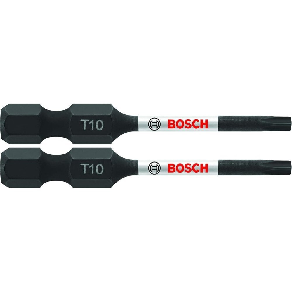 Impact Torx #10 Power Bits 2-Pack 2 Inch Hex